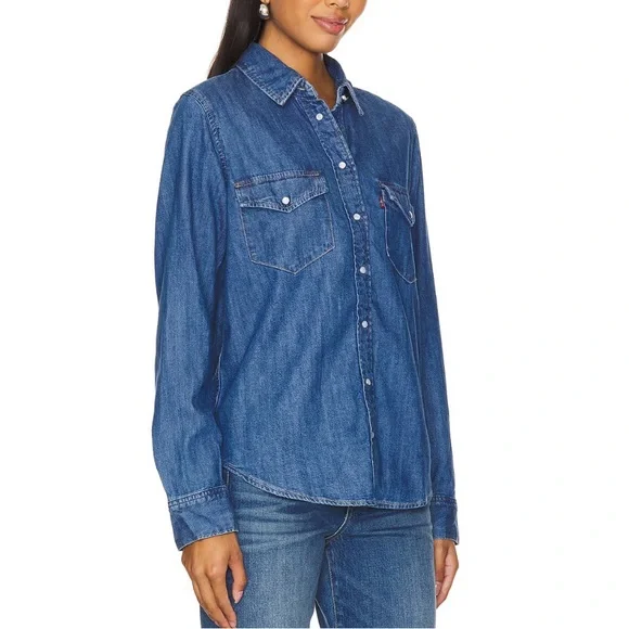 Levi’s Iconic Western / Denim Shirt XL - Picture 3 of 12